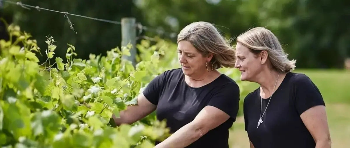 Winemaker Rebecca Willson and Marketing Manager Lucy Willson of Bremerton Wines.