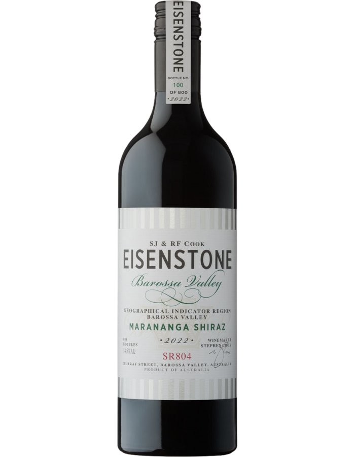 2022 Eisenstone Marananga Shiraz SR804