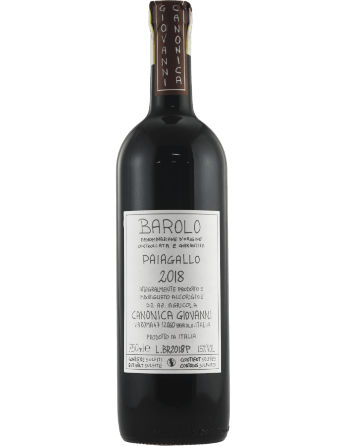 2018 Giovanni Canonica Barolo Pajagallo